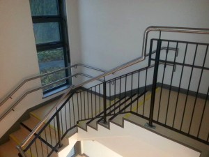 Primary and secondary school development. Balustrades, handrails, railings and gates.