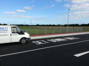 Generic Repeat Design (GRD) primary school with steel feature stairs, balustrades, handrails, gates and railings.
