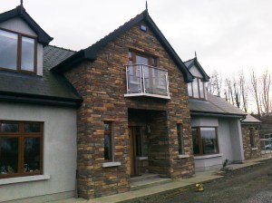 Steel & glass balcony