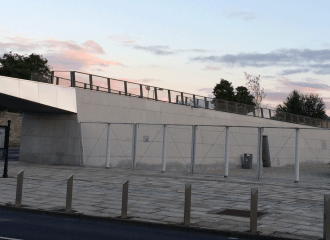 bespoke stainless steel architectural feature naas