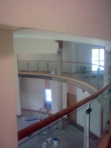 Chapel balcony railing